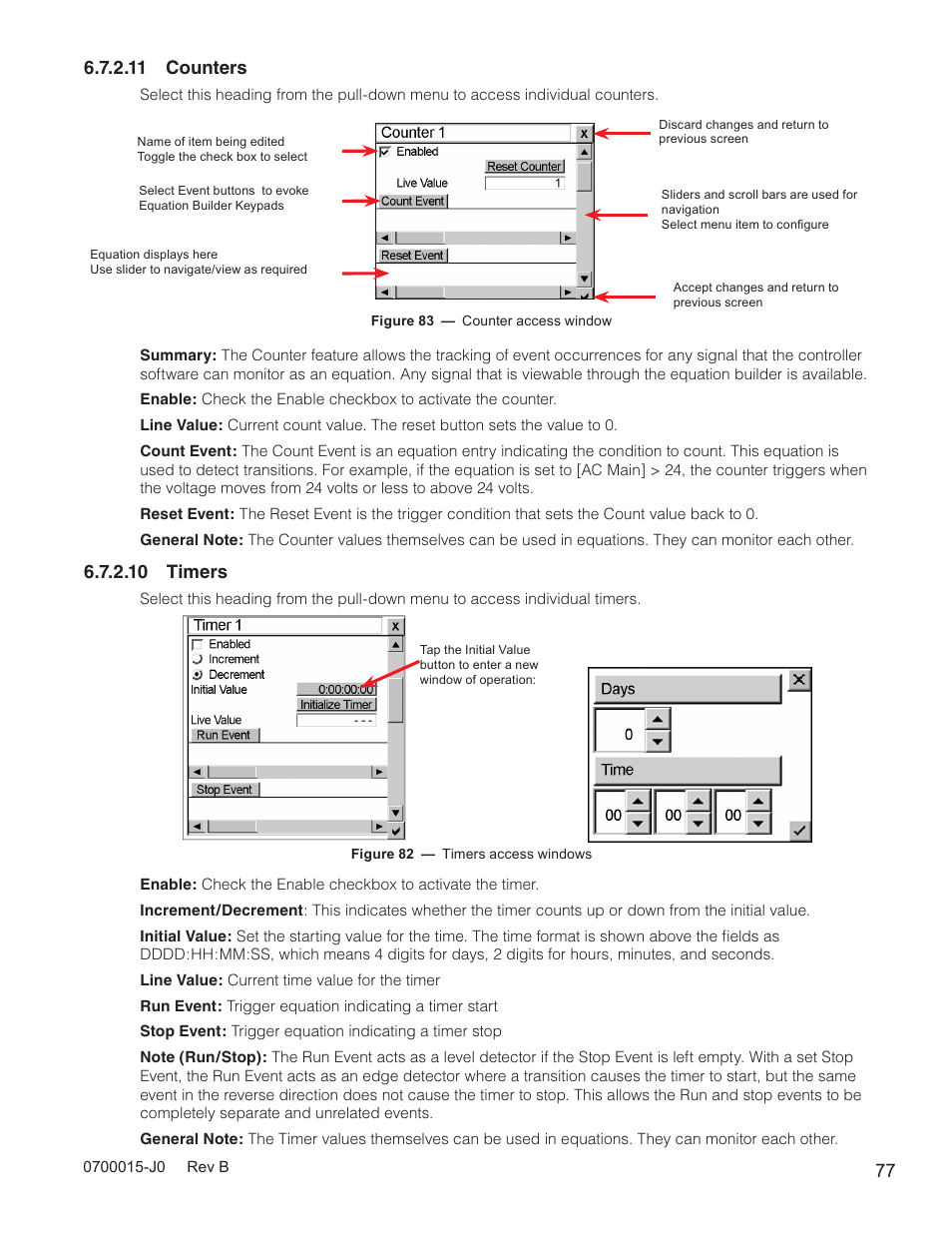 10 timers, 11 counters | Alpha Technologies Cordex Controller Ver.3.1x User Manual | Page 79 / 144