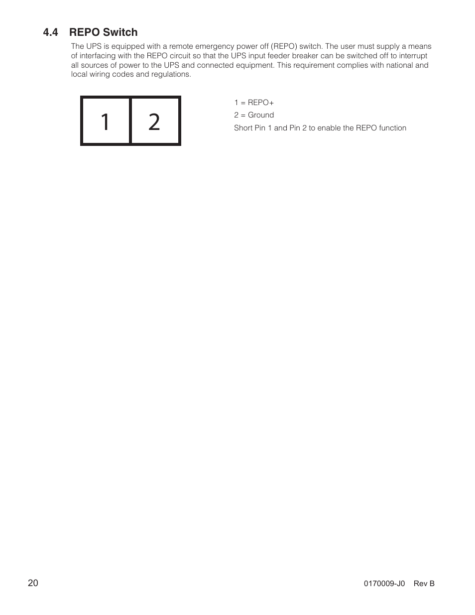 4 repo switch | Alpha Technologies Continuity: 1000_2000_3000 User Manual | Page 22 / 48