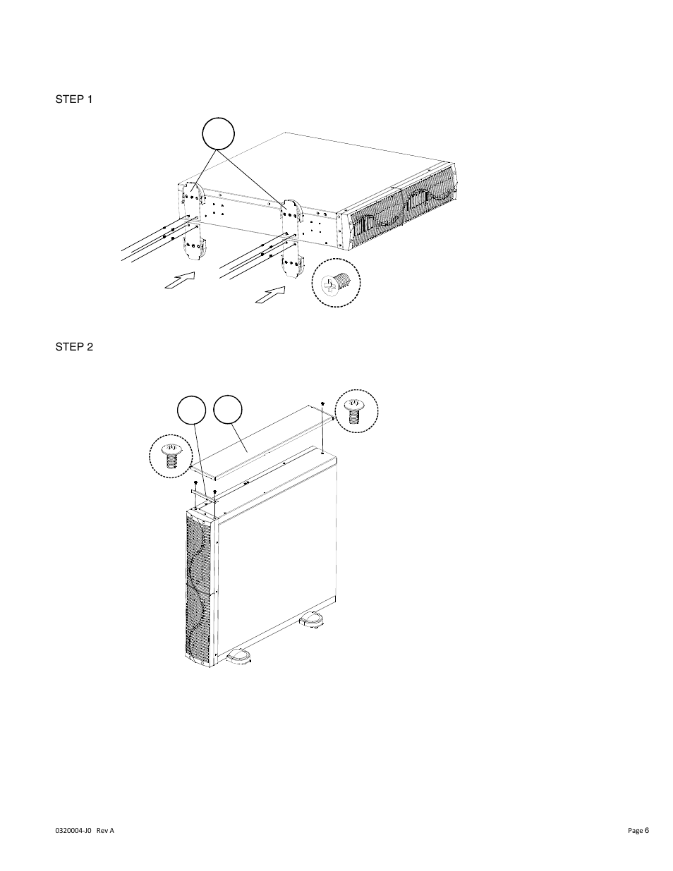 Tower installation – standalone unit, A4 a3 | Alpha Technologies Continuity Battery Pack User Manual | Page 10 / 20