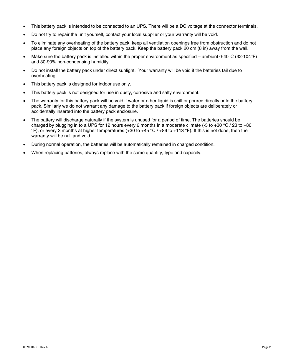 Alpha Technologies Continuity Battery Pack User Manual | Page 6 / 20