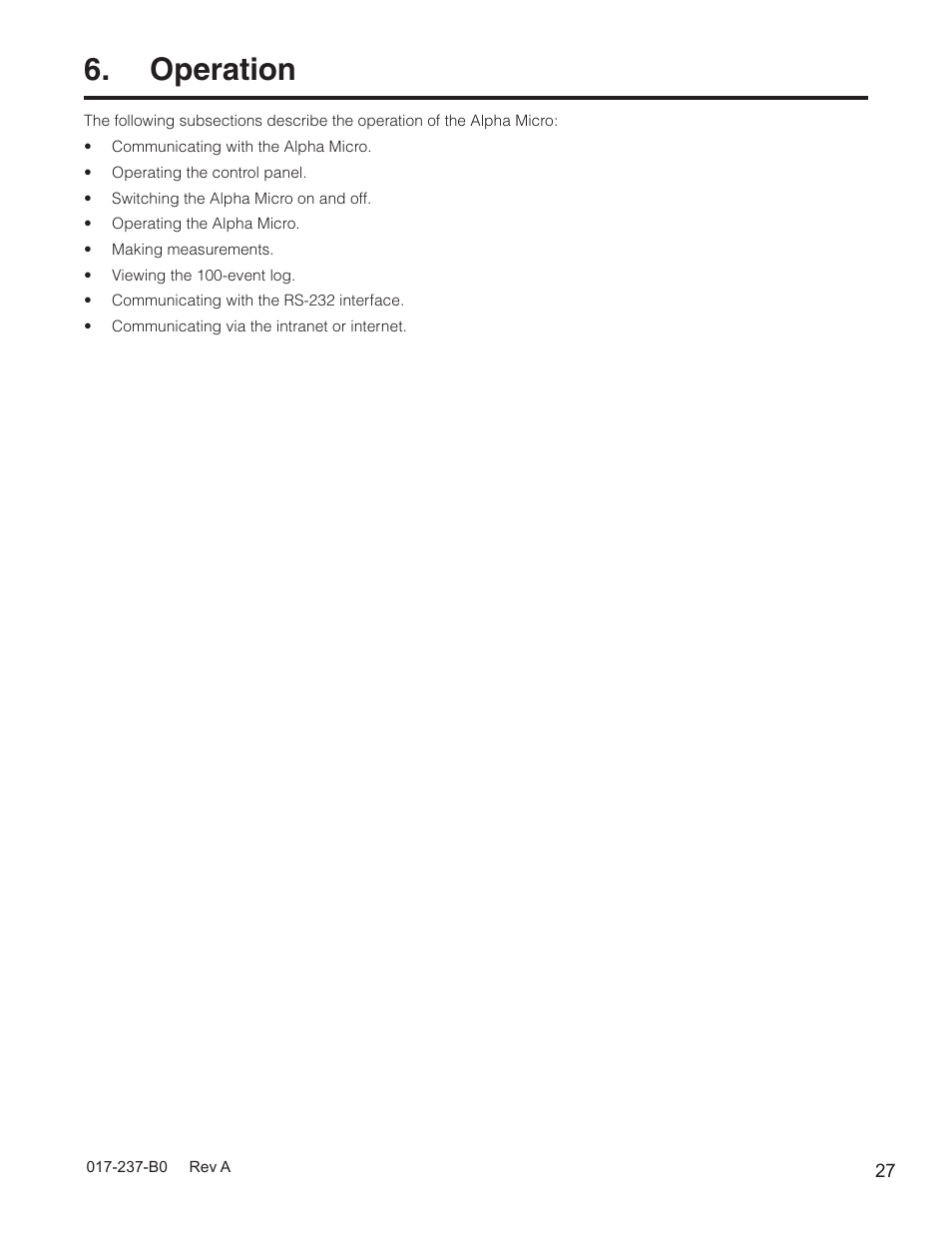 Operation | Alpha Technologies Micro, Micro XL, Micro XL3 UPS User Manual | Page 29 / 99