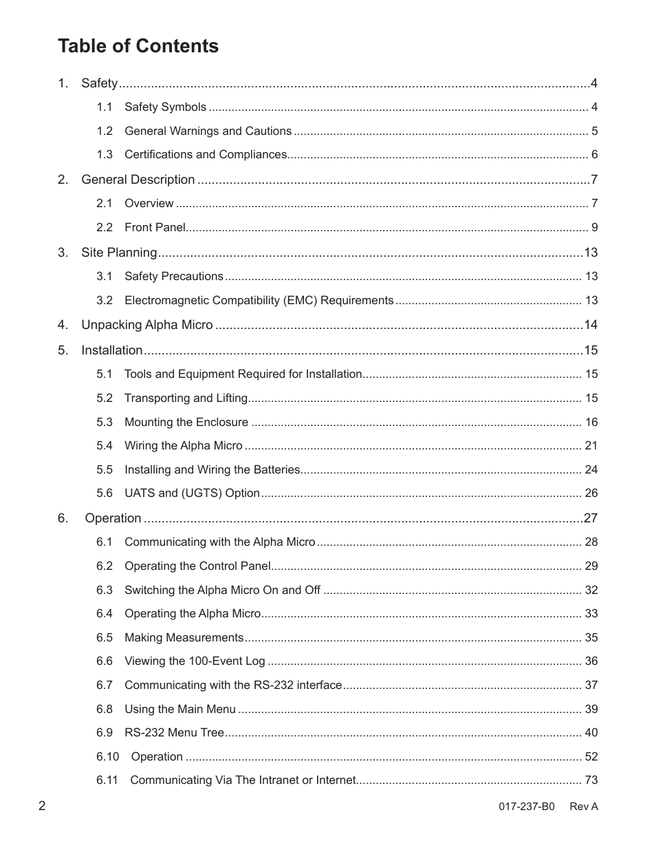 Alpha Technologies Micro, Micro XL, Micro XL3 UPS User Manual | Page 4 / 99