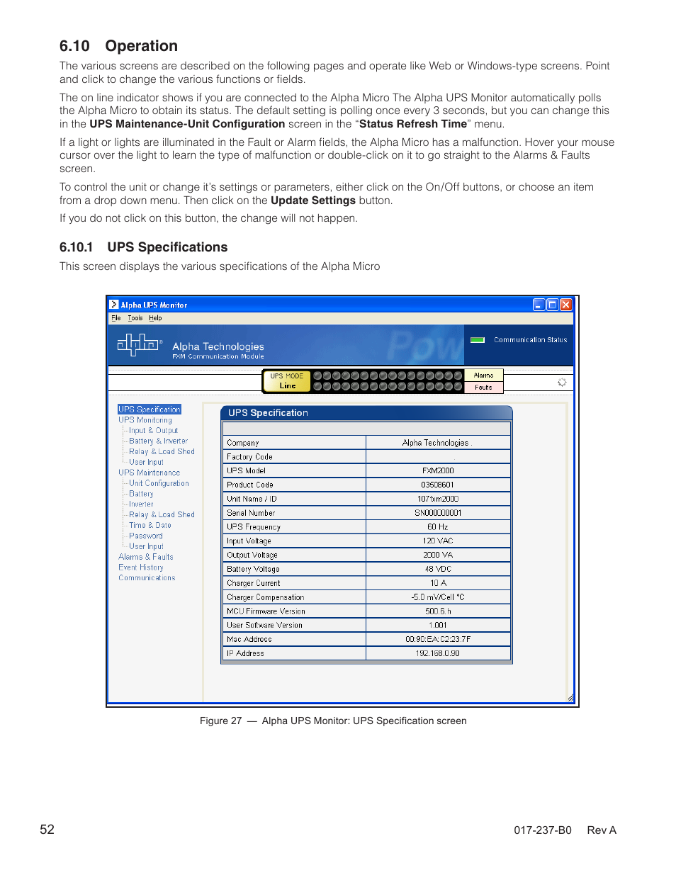 10 operation | Alpha Technologies Micro, Micro XL, Micro XL3 UPS User Manual | Page 54 / 99