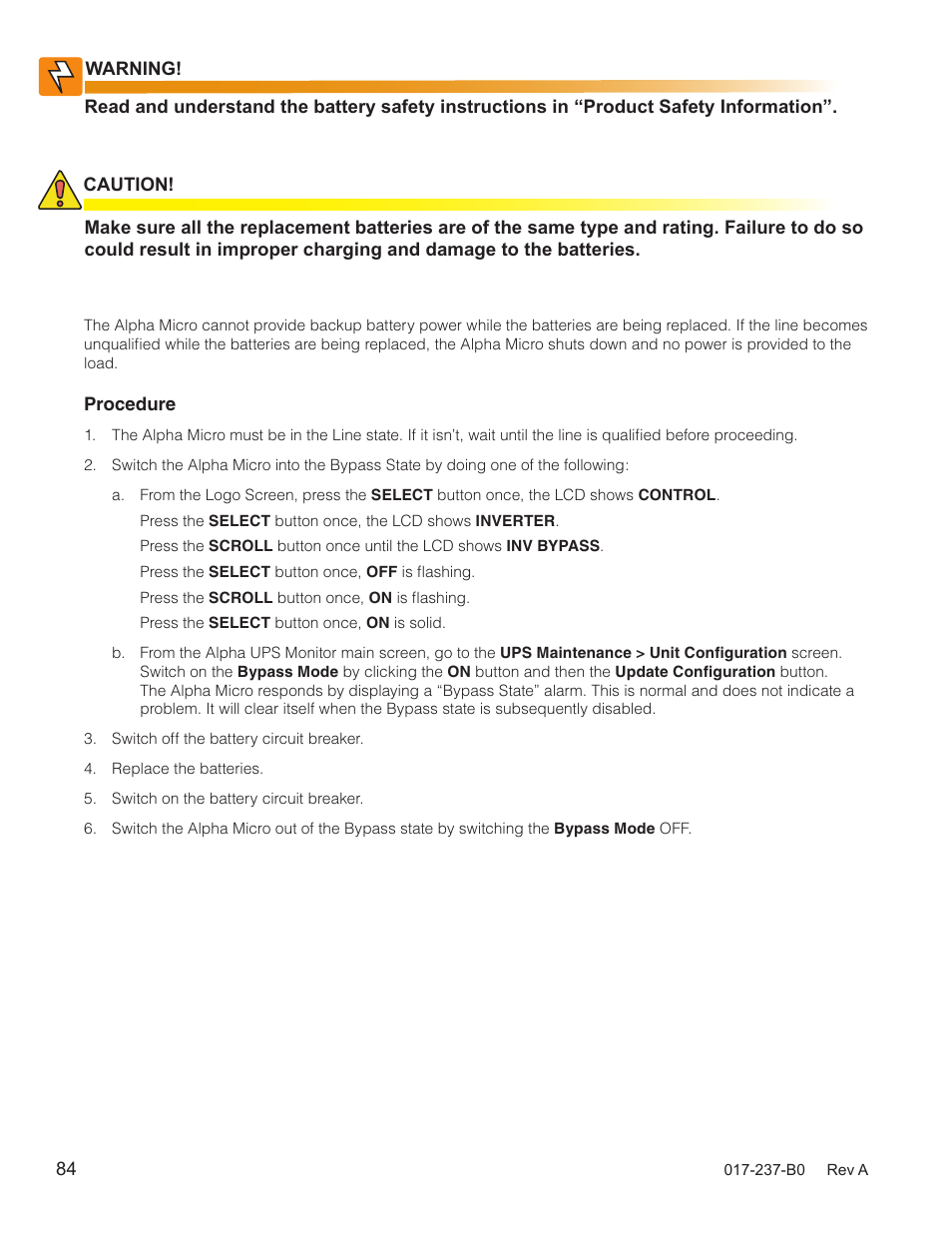 Alpha Technologies Micro, Micro XL, Micro XL3 UPS User Manual | Page 86 / 99