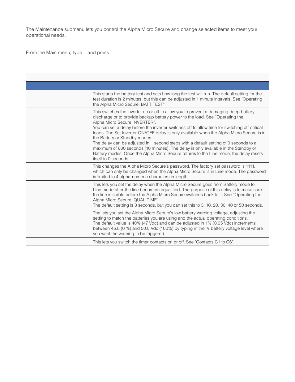 Procedure | Alpha Technologies Micro Secure UPS User Manual | Page 28 / 80