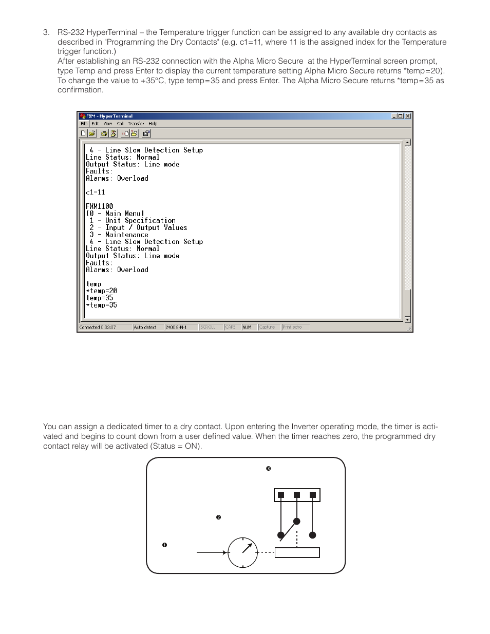 Figure 25 — programmable timer operation | Alpha Technologies Micro Secure UPS User Manual | Page 44 / 80