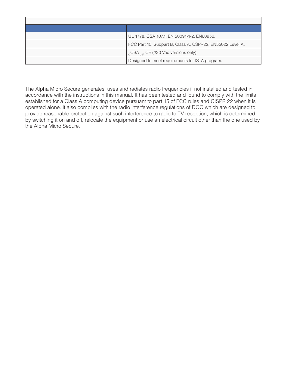 Alpha Technologies Micro Secure UPS User Manual | Page 72 / 80
