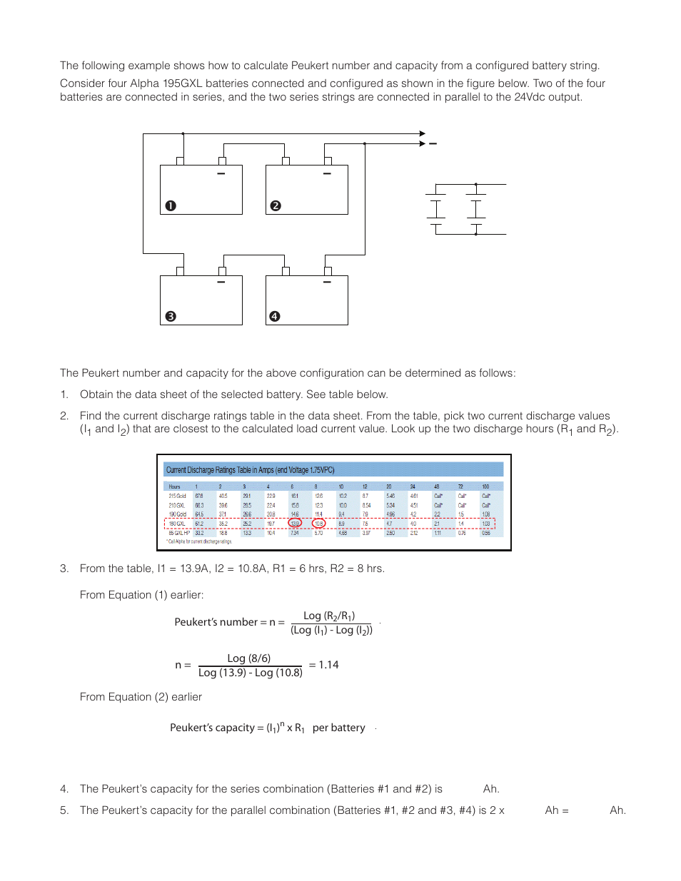 4 example, Figure 53 — battery string example | Alpha Technologies Micro Secure UPS User Manual | Page 74 / 80