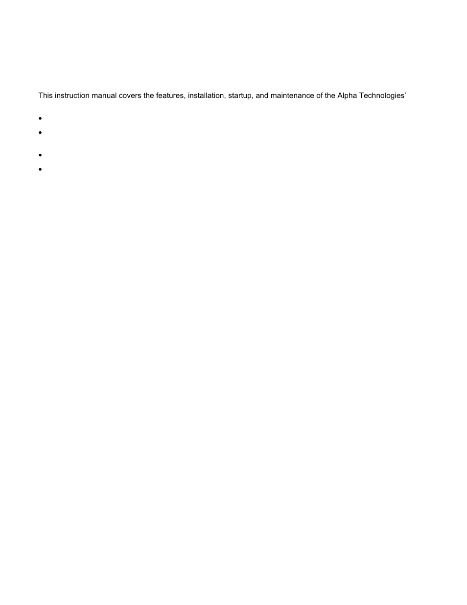 Introduction, Scope of manual, 1 introduction | 1 scope of manual | Alpha Technologies Te45 User Manual | Page 10 / 68