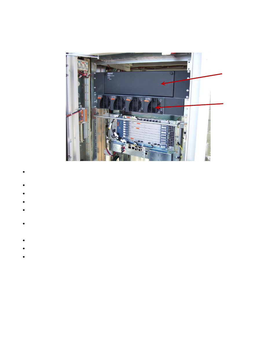 Dc power equipment, Distribution panel, Rectifier and shelf | 13 dc power equipment, 14 rectifier and shelf | Alpha Technologies Te45 User Manual | Page 20 / 68