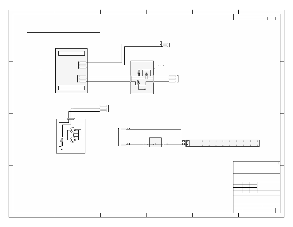 Air conditioner, gfci, led light wiring, Schematic, enclosure, 72, Cx48-1.8kw, distrn, w/ evs | Alpha Technologies Te45 User Manual | Page 50 / 68