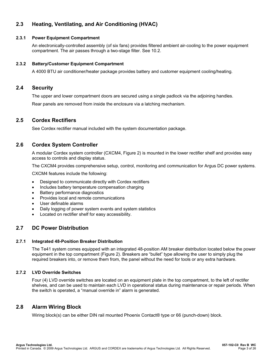 Alpha Technologies Te41, 48V User Manual | Page 14 / 76