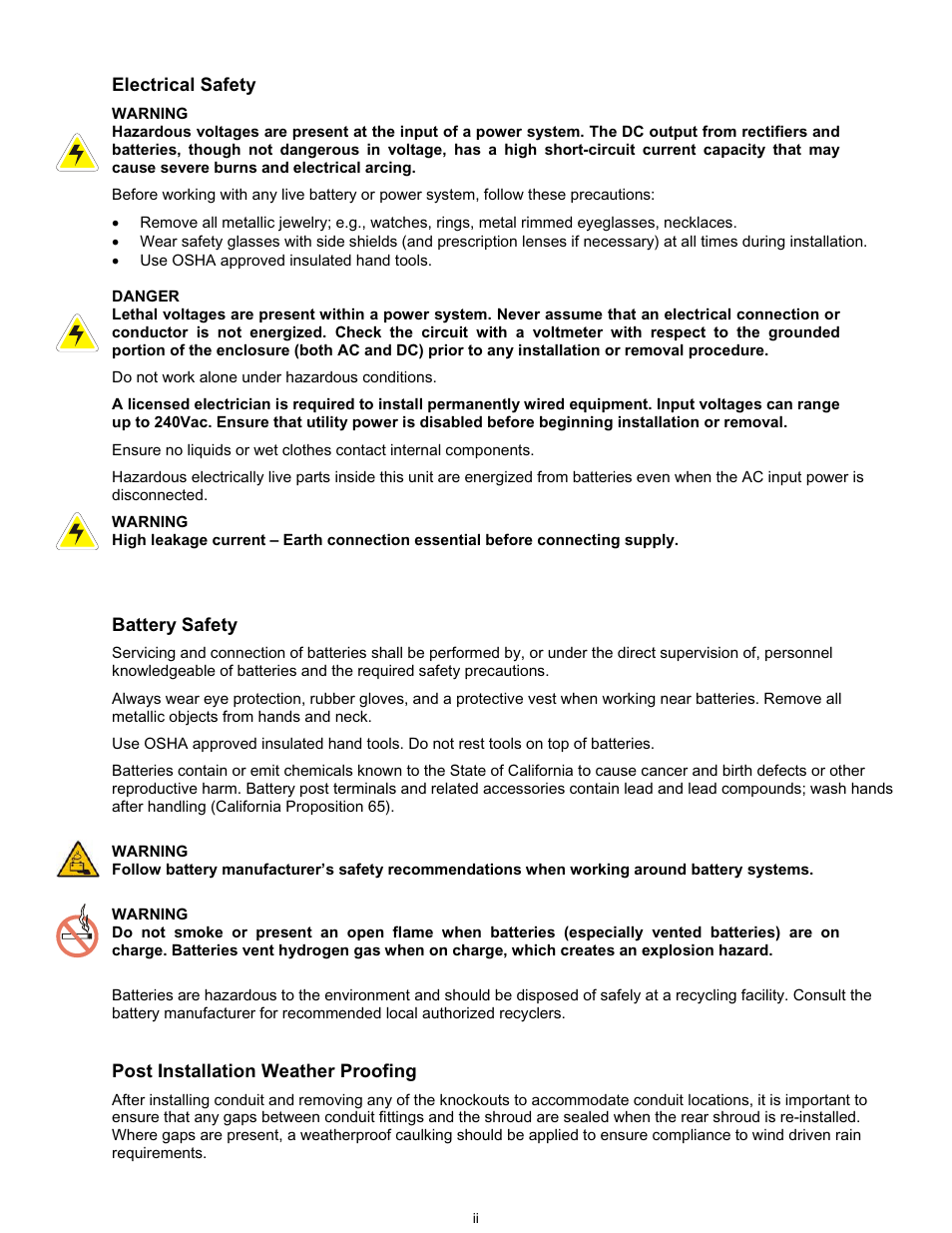 Alpha Technologies Te41, 48V User Manual | Page 9 / 76