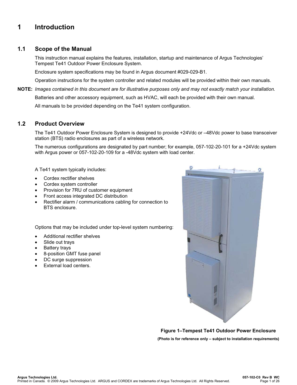 1introduction | Alpha Technologies Te41, 24V User Manual | Page 13 / 72