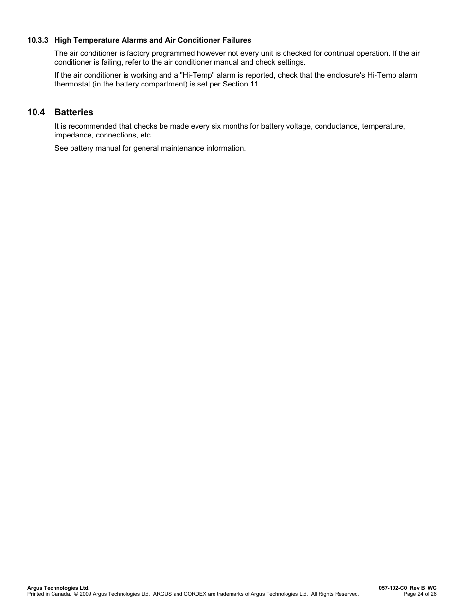 4 batteries | Alpha Technologies Te41, 24V User Manual | Page 36 / 72