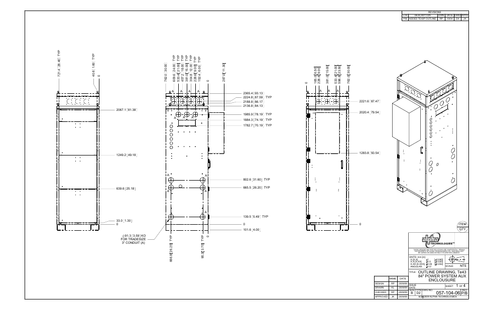 P/b 1 4 | Alpha Technologies Te43 User Manual | Page 36 / 60