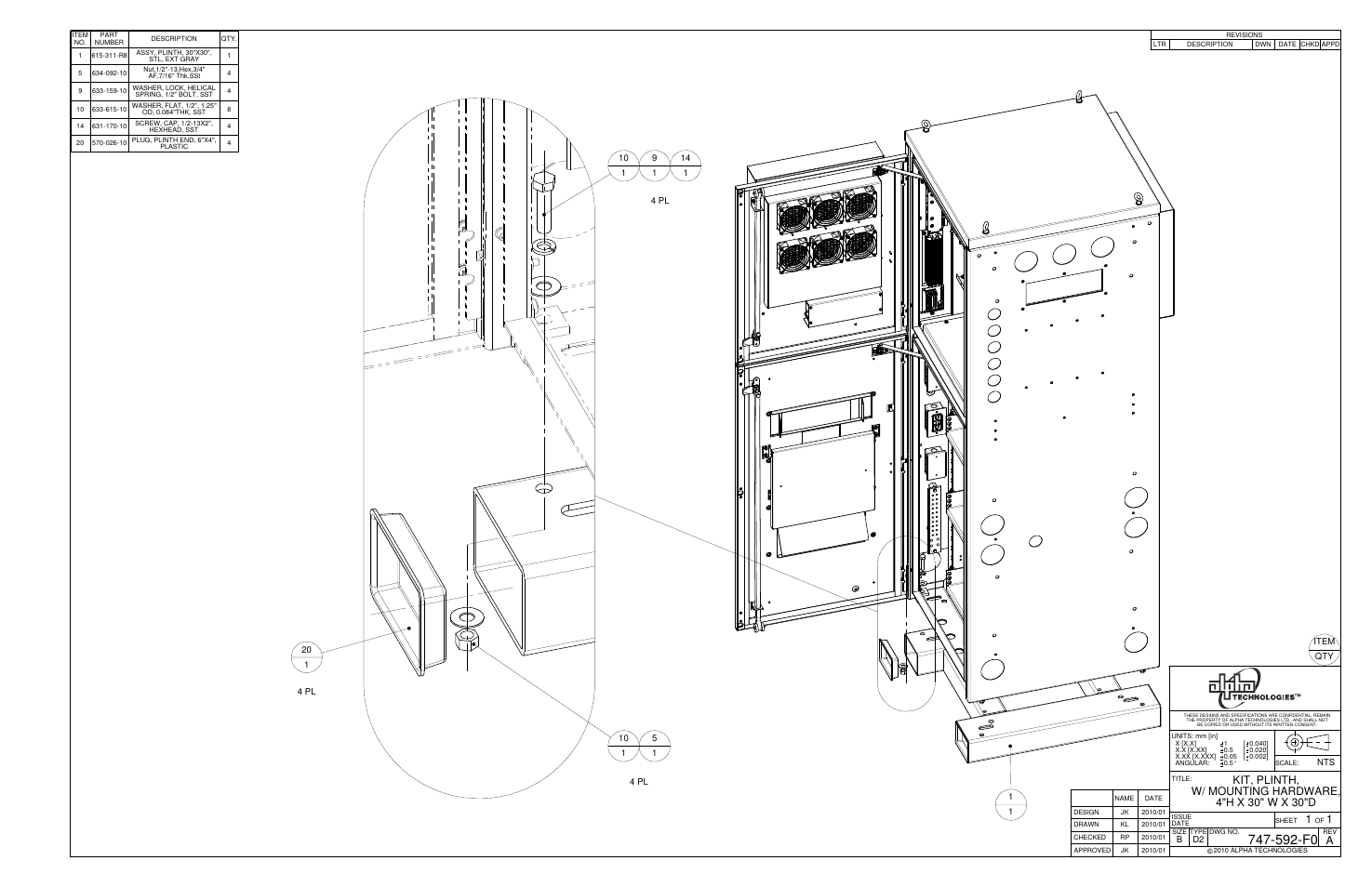 592-f0, A1 1 | Alpha Technologies Te43 User Manual | Page 57 / 60