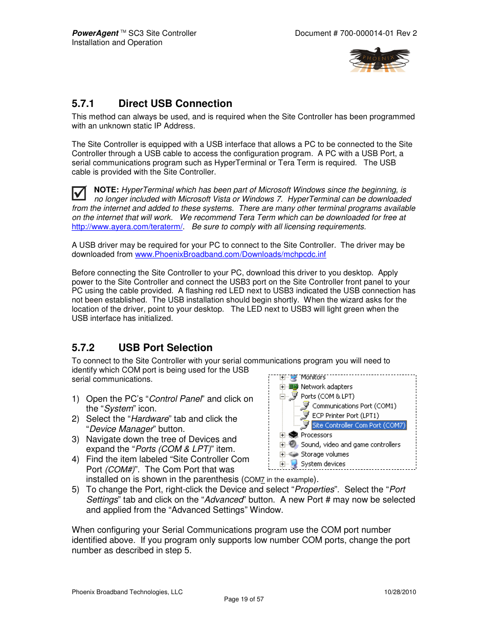 1 direct usb connection, 2 usb port selection | Alpha Technologies PowerAgent SC3 User Manual | Page 19 / 57