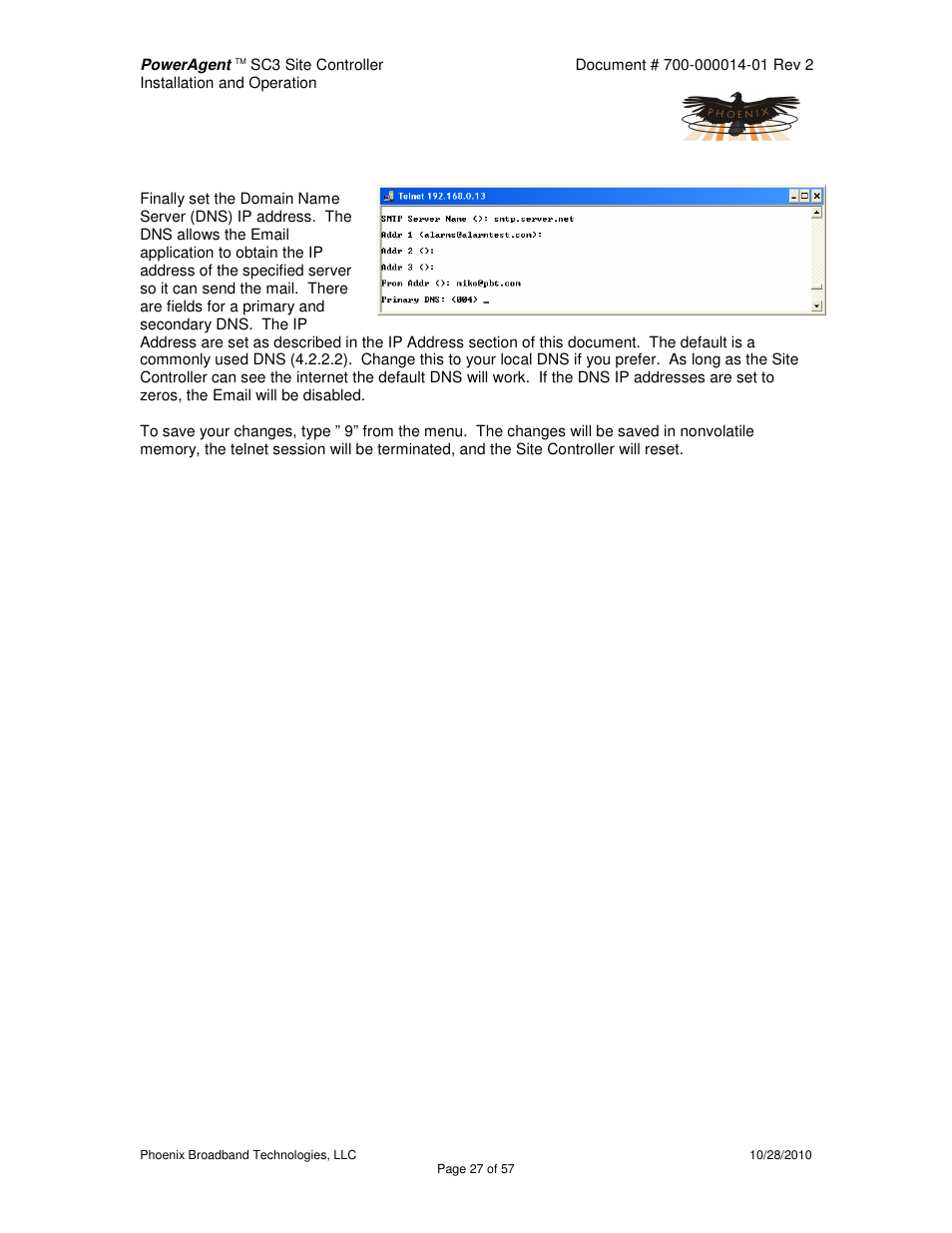 Alpha Technologies PowerAgent SC3 User Manual | Page 27 / 57