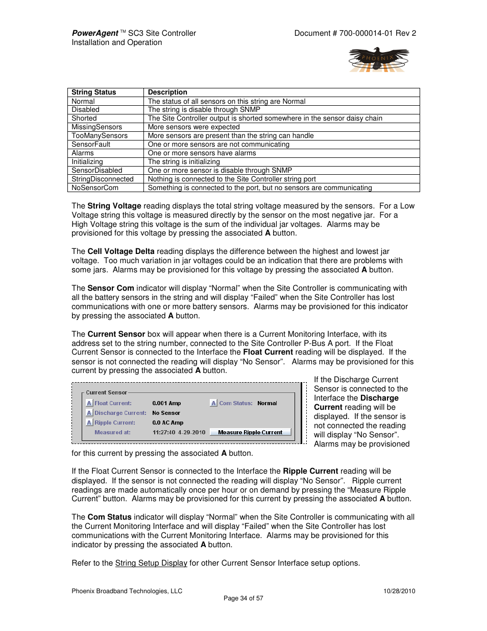 Alpha Technologies PowerAgent SC3 User Manual | Page 34 / 57