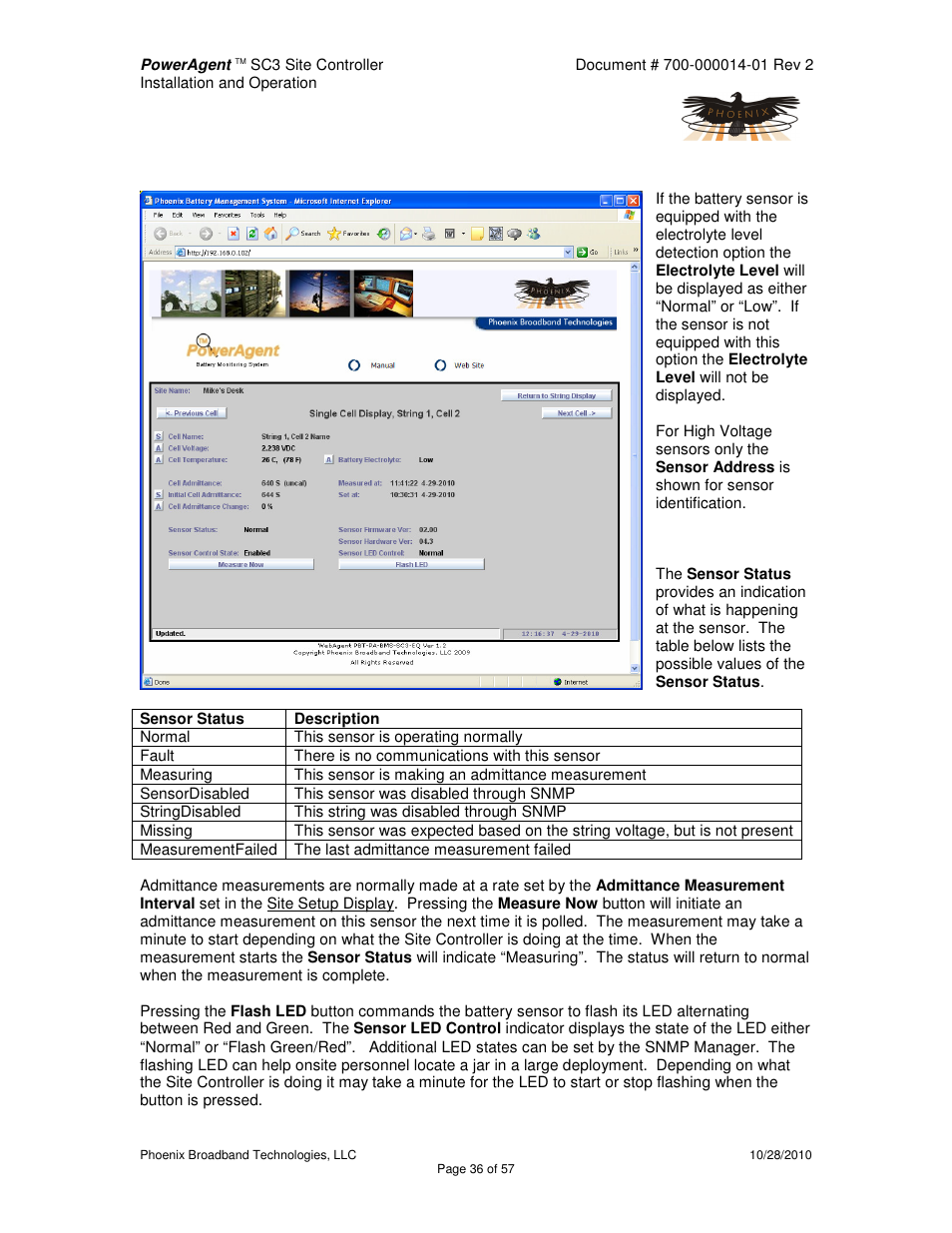 Alpha Technologies PowerAgent SC3 User Manual | Page 36 / 57