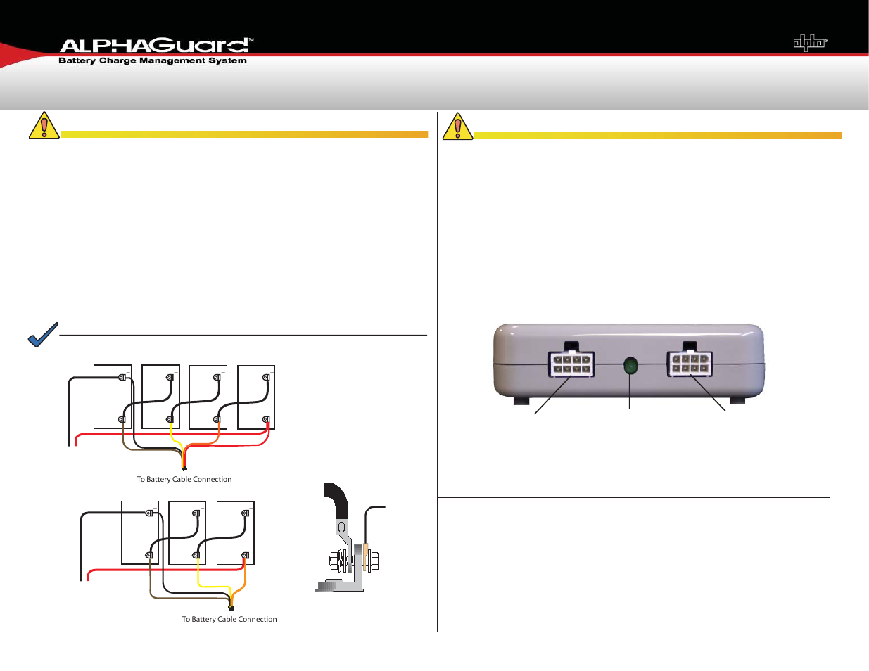 Alpha technologies, Patented, Caution | Alpha Technologies AlphaGuard AG-CMT Installation User Manual | Page 2 / 2