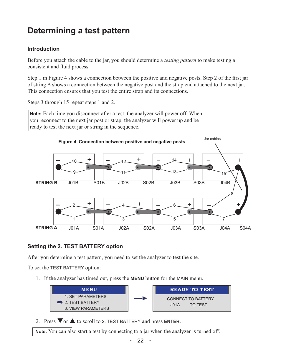 Determining a test pattern | Alpha Technologies Celltron Essential CTE-1200 AT; CTE-2200 AT; CTE-3200 AT User Manual | Page 28 / 40