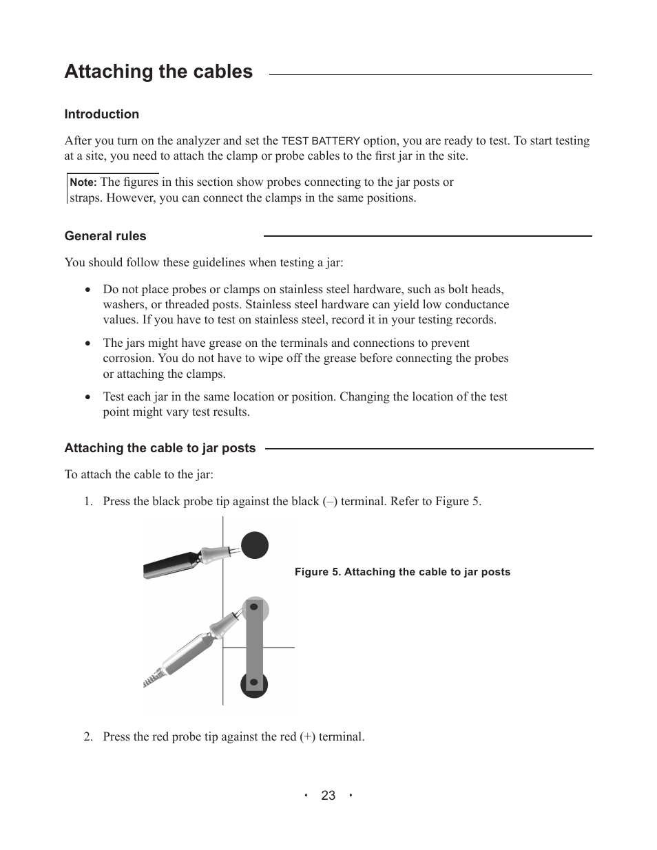Attaching the cables | Alpha Technologies Celltron Essential CTE-1200 AT; CTE-2200 AT; CTE-3200 AT User Manual | Page 29 / 40