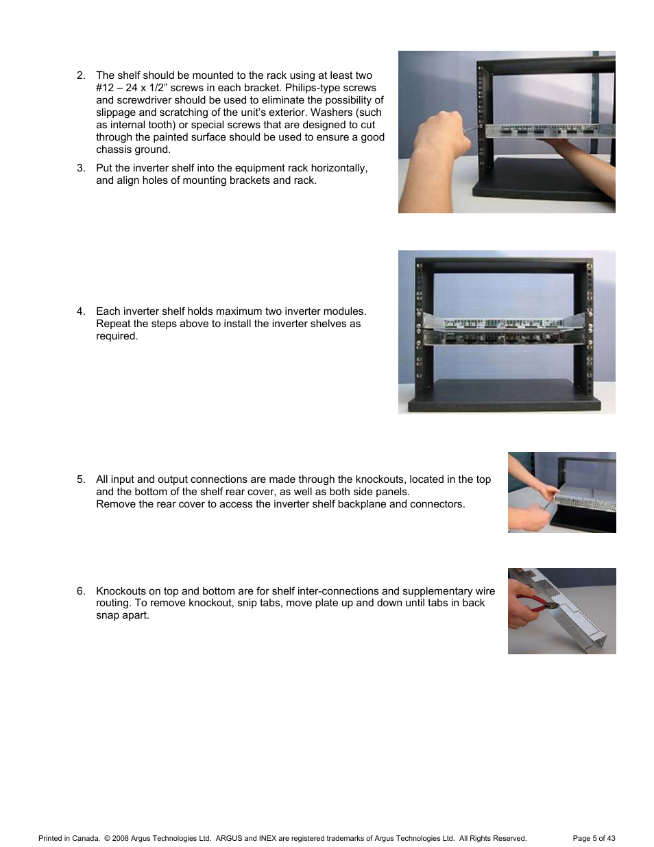 Alpha Technologies INEX Inverter System User Manual | Page 15 / 54