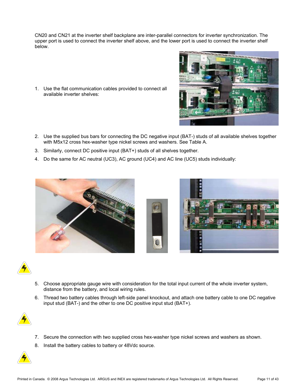 Multi-inverter shelf system | Alpha Technologies INEX Inverter System User Manual | Page 21 / 54