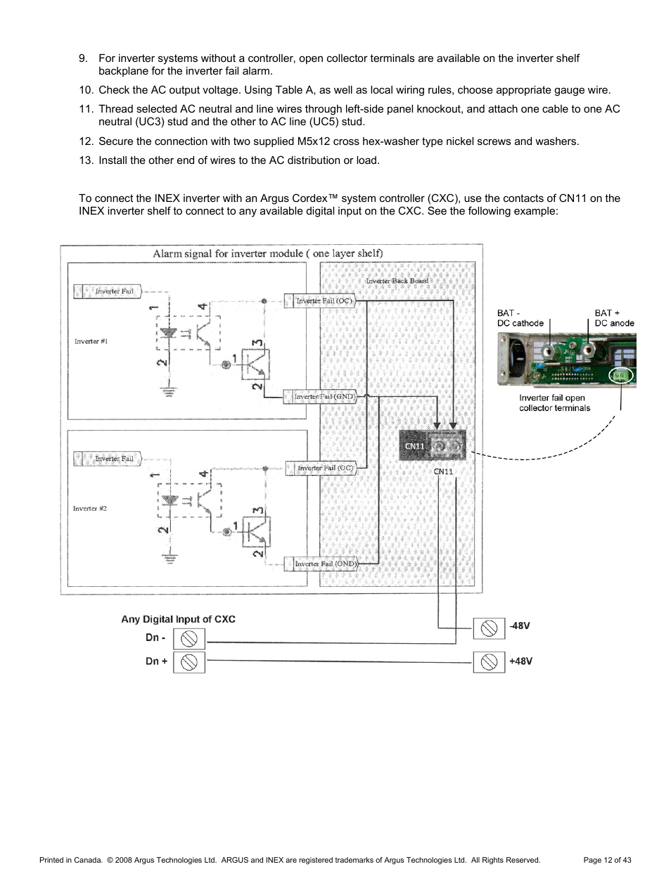 Alpha Technologies INEX Inverter System User Manual | Page 22 / 54