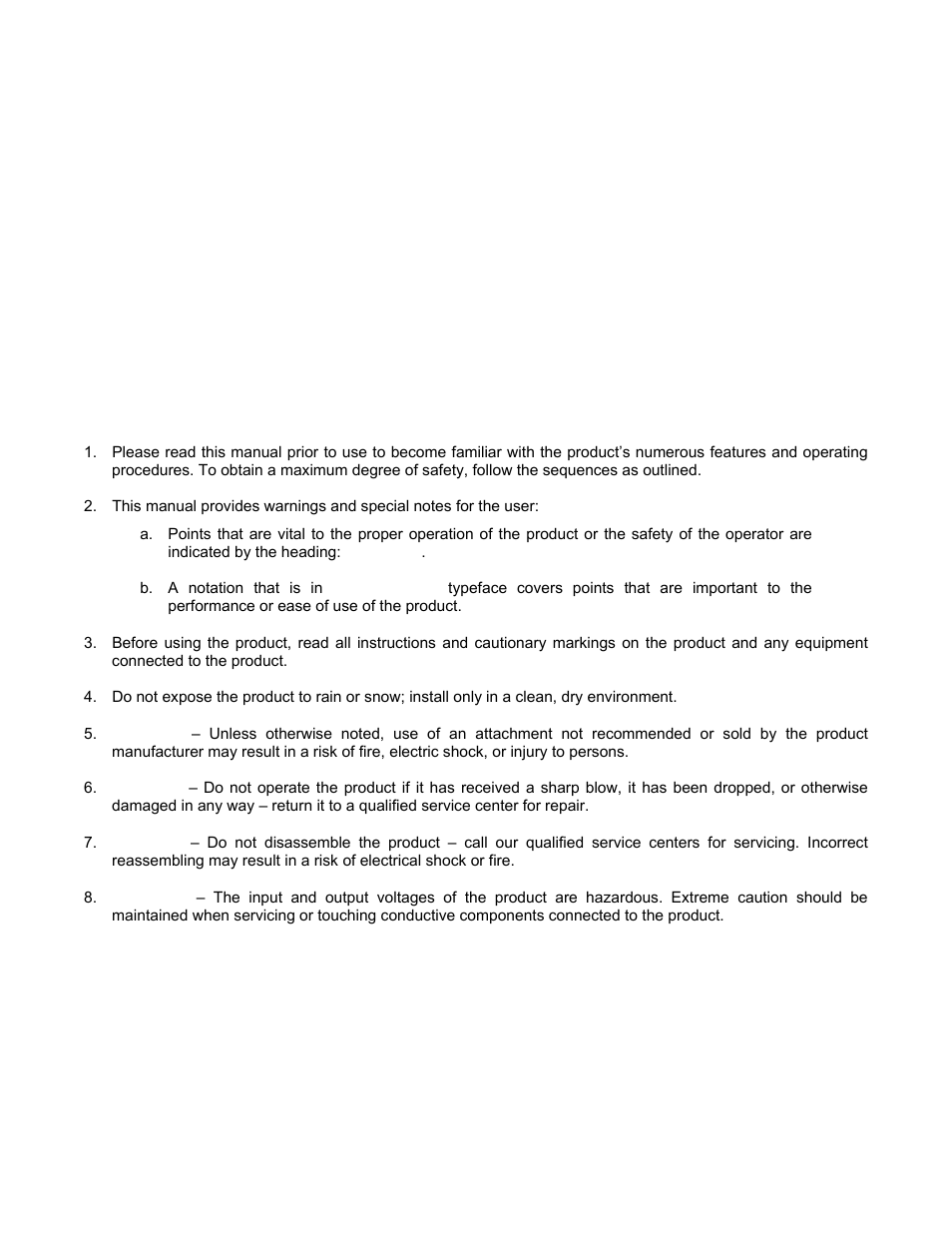 Important safety instructions | Alpha Technologies INEX Inverter System User Manual | Page 8 / 54