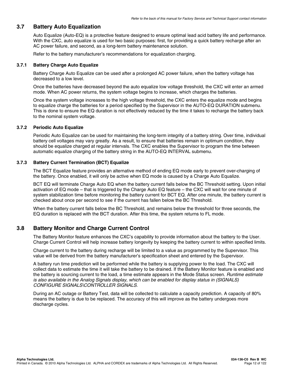 Alpha Technologies Cordex Controller Ver.2.0 User Manual | Page 14 / 126