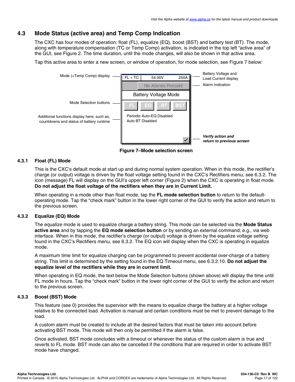 Alpha Technologies Cordex Controller Ver.2.0 User Manual | Page 19 / 126