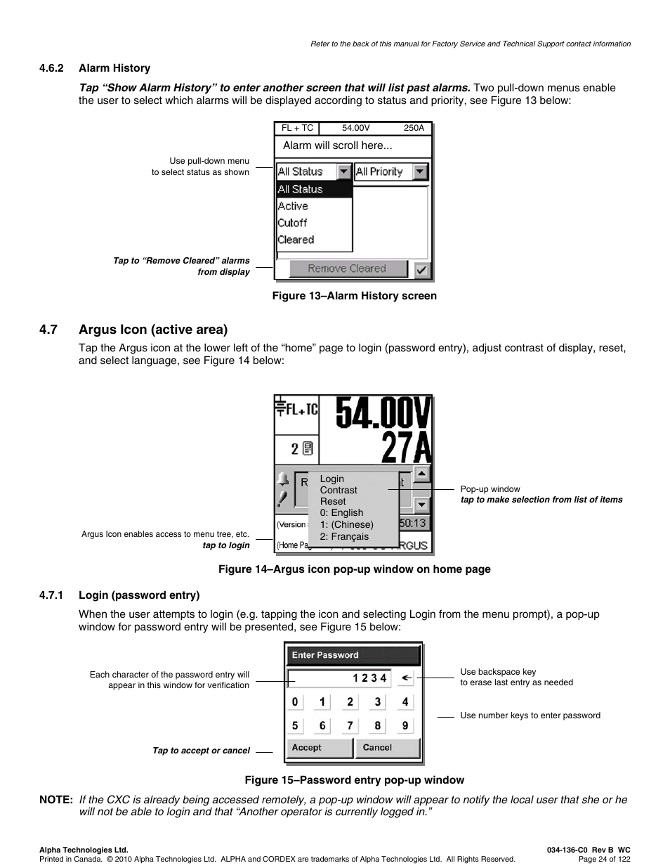 7 argus icon (active area) | Alpha Technologies Cordex Controller Ver.2.0 User Manual | Page 26 / 126