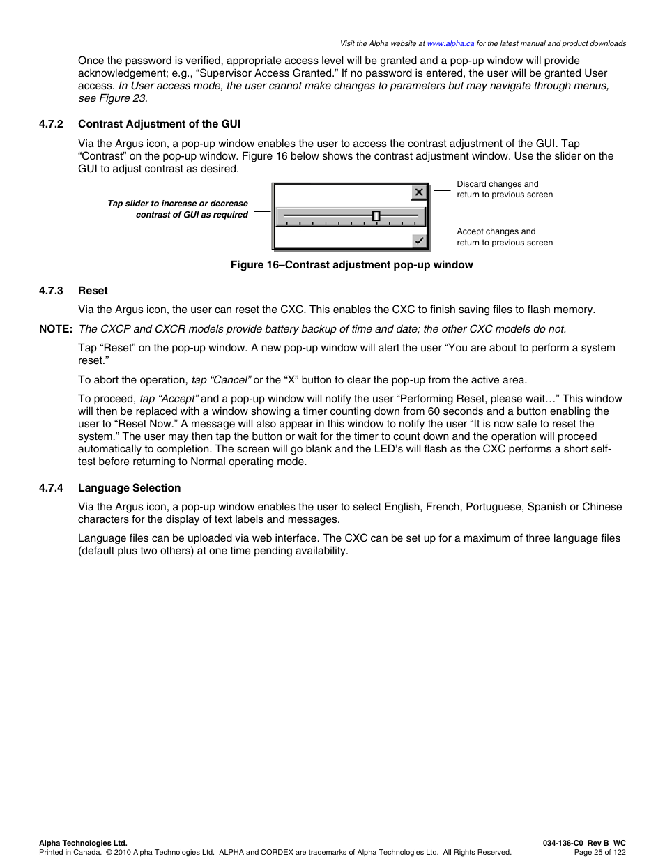 Alpha Technologies Cordex Controller Ver.2.0 User Manual | Page 27 / 126