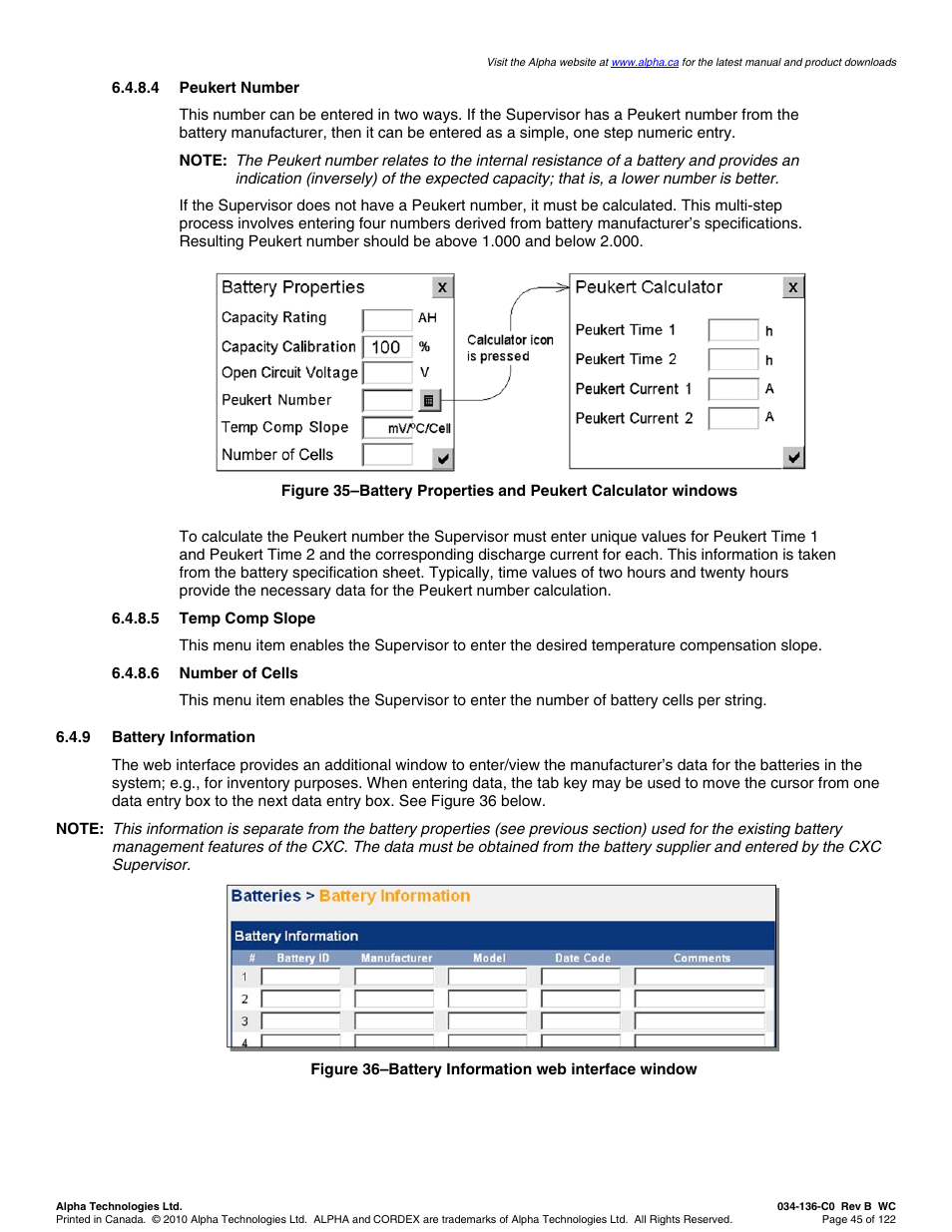 Alpha Technologies Cordex Controller Ver.2.0 User Manual | Page 47 / 126