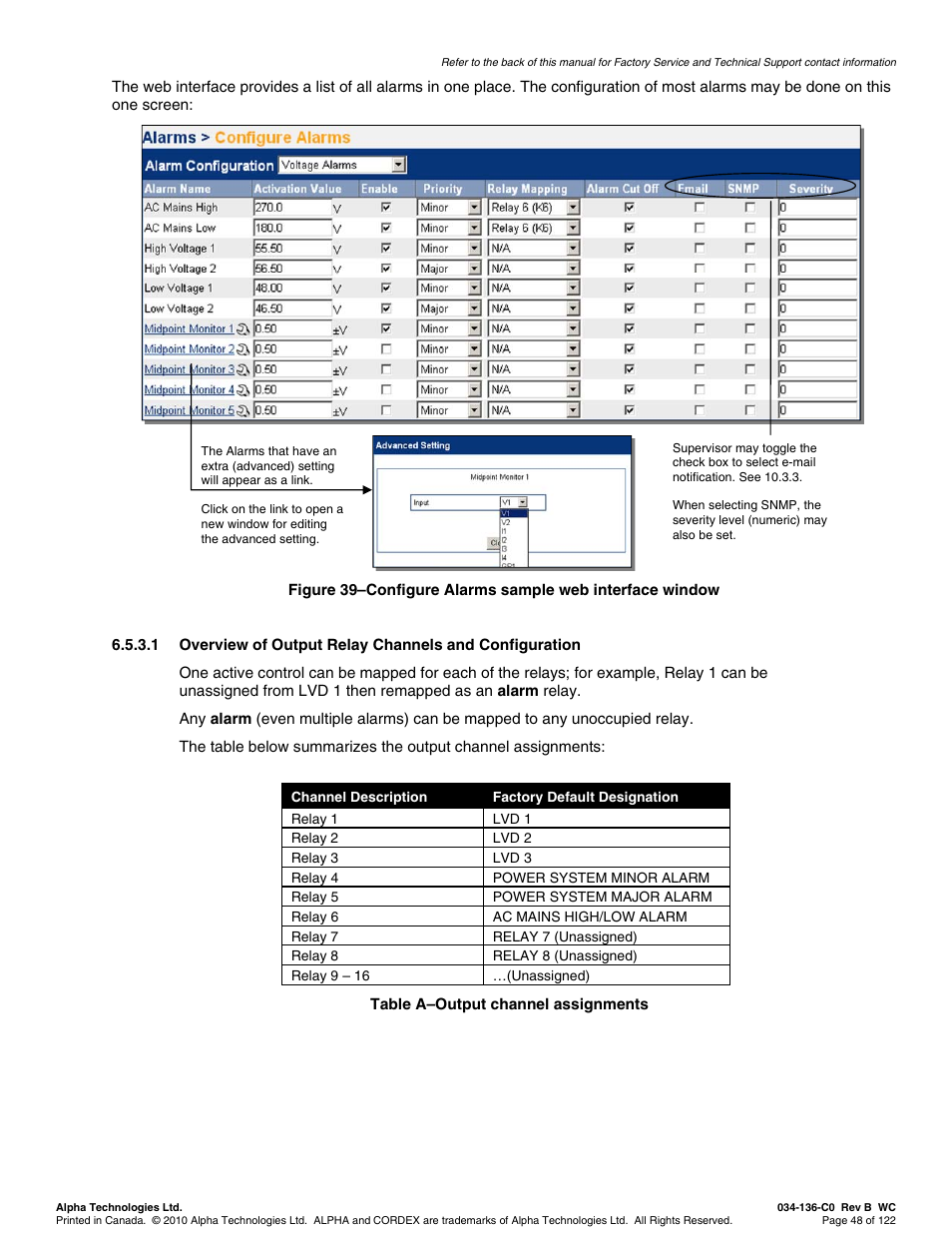 Alpha Technologies Cordex Controller Ver.2.0 User Manual | Page 50 / 126