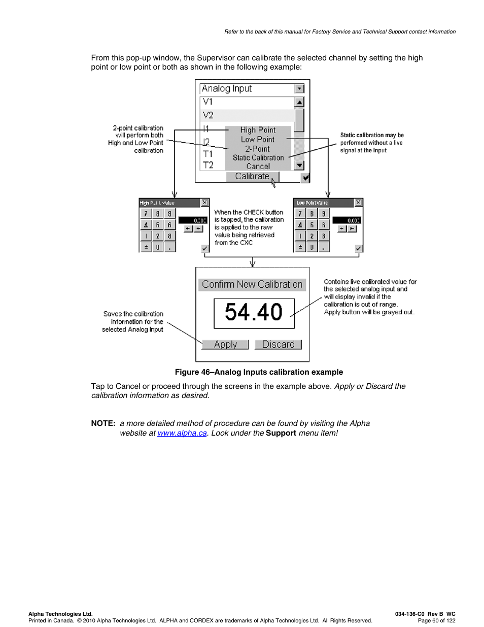 Alpha Technologies Cordex Controller Ver.2.0 User Manual | Page 62 / 126