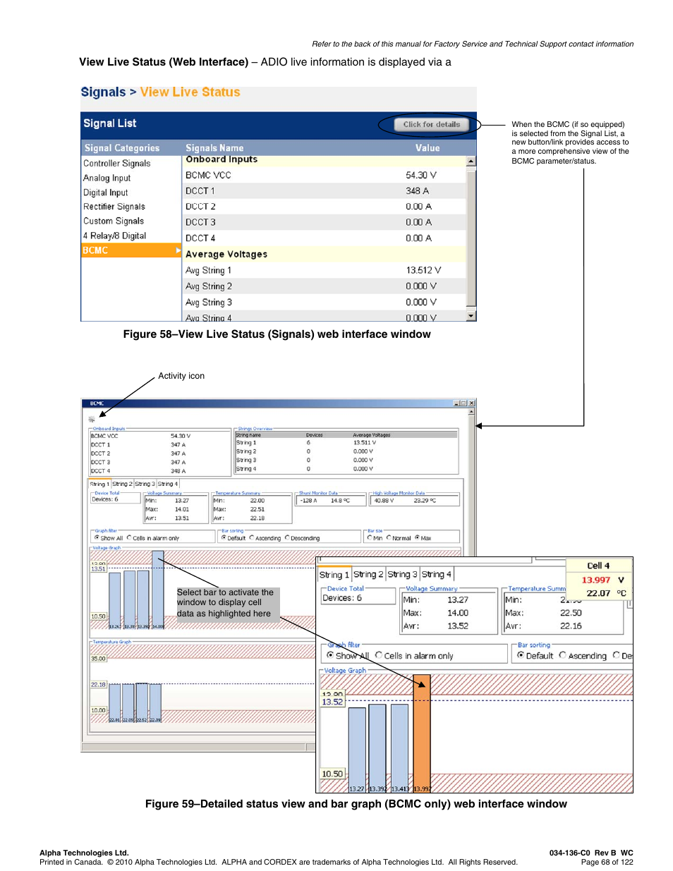 Alpha Technologies Cordex Controller Ver.2.0 User Manual | Page 70 / 126