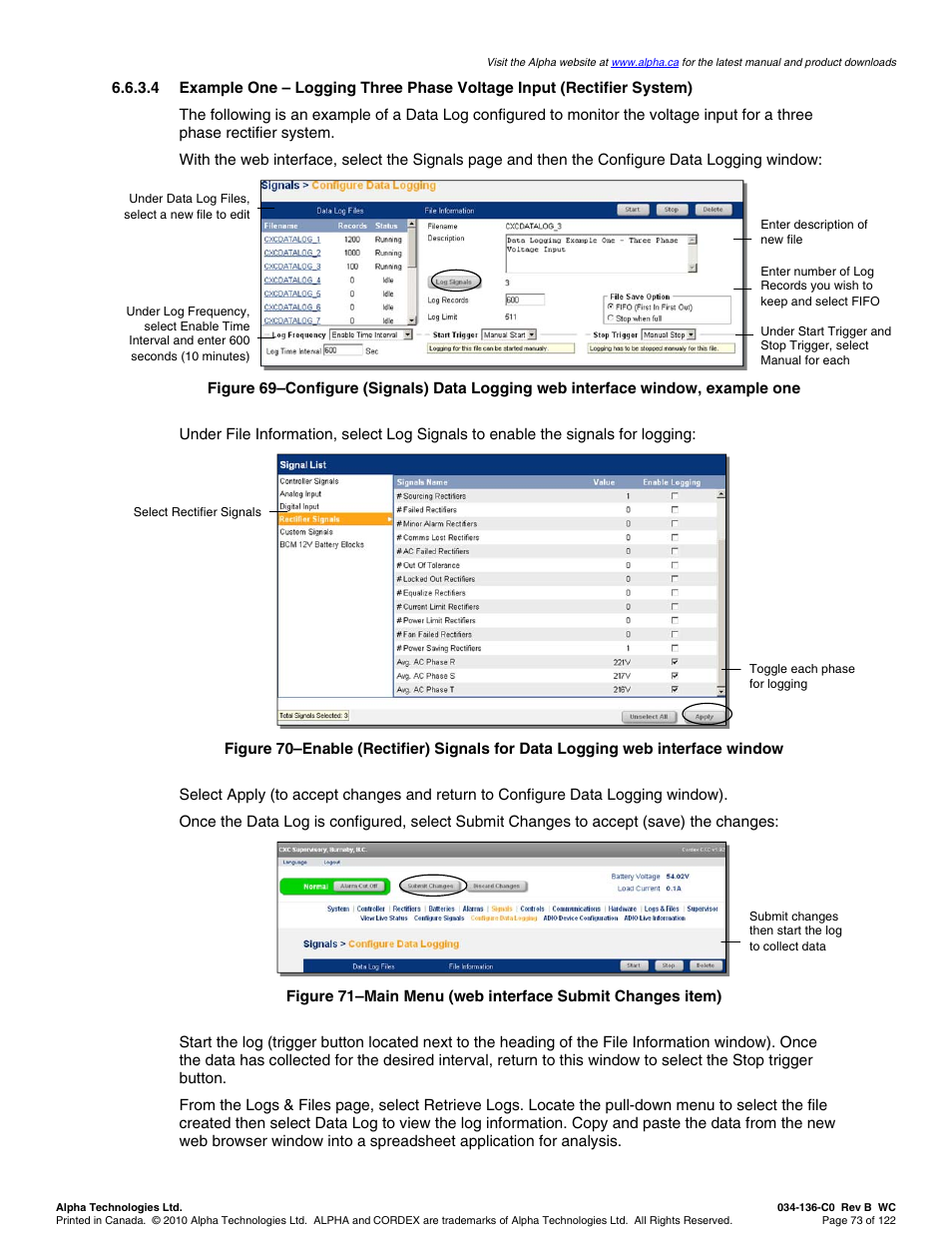 Alpha Technologies Cordex Controller Ver.2.0 User Manual | Page 75 / 126