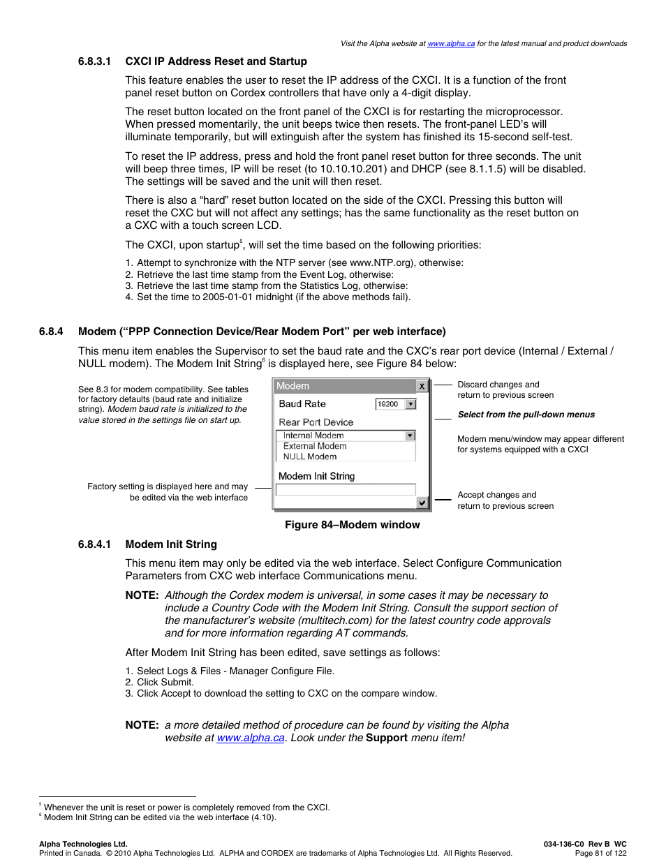 Alpha Technologies Cordex Controller Ver.2.0 User Manual | Page 83 / 126