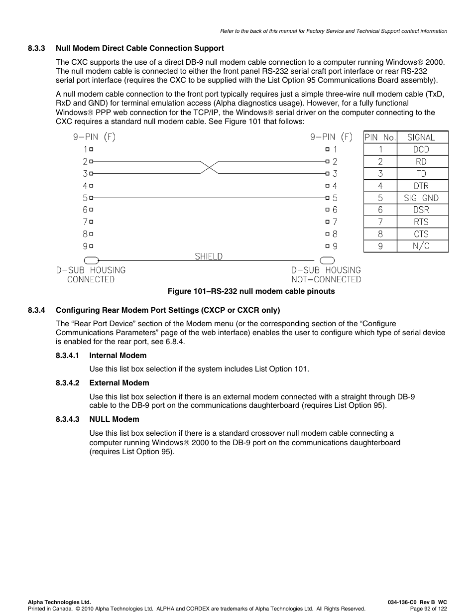 Alpha Technologies Cordex Controller Ver.2.0 User Manual | Page 94 / 126