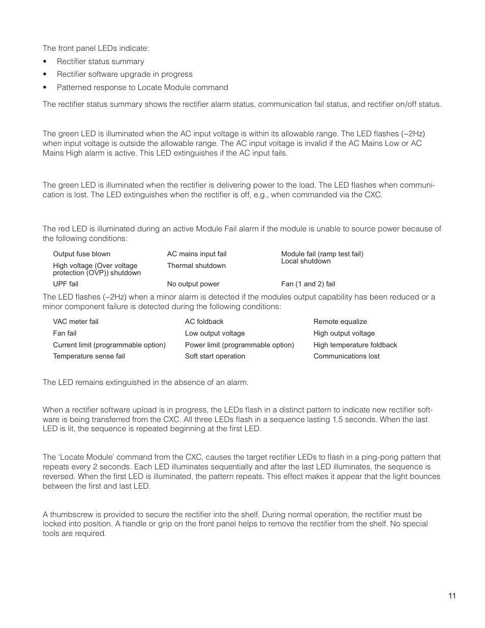 Alpha Technologies Cordex HP CXRF 48-12kW User Manual | Page 13 / 64