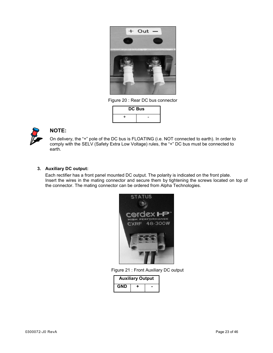 Figure 20 ), Figure 21 ), N figure 20 | Alpha Technologies Cordex CXCRF 48-300W User Manual | Page 27 / 52