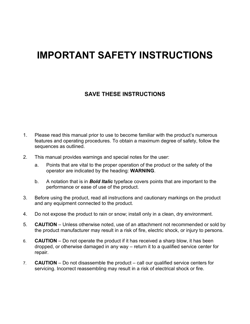 Important safety instructions | Alpha Technologies Cordex CXCRF 48-300W User Manual | Page 5 / 52