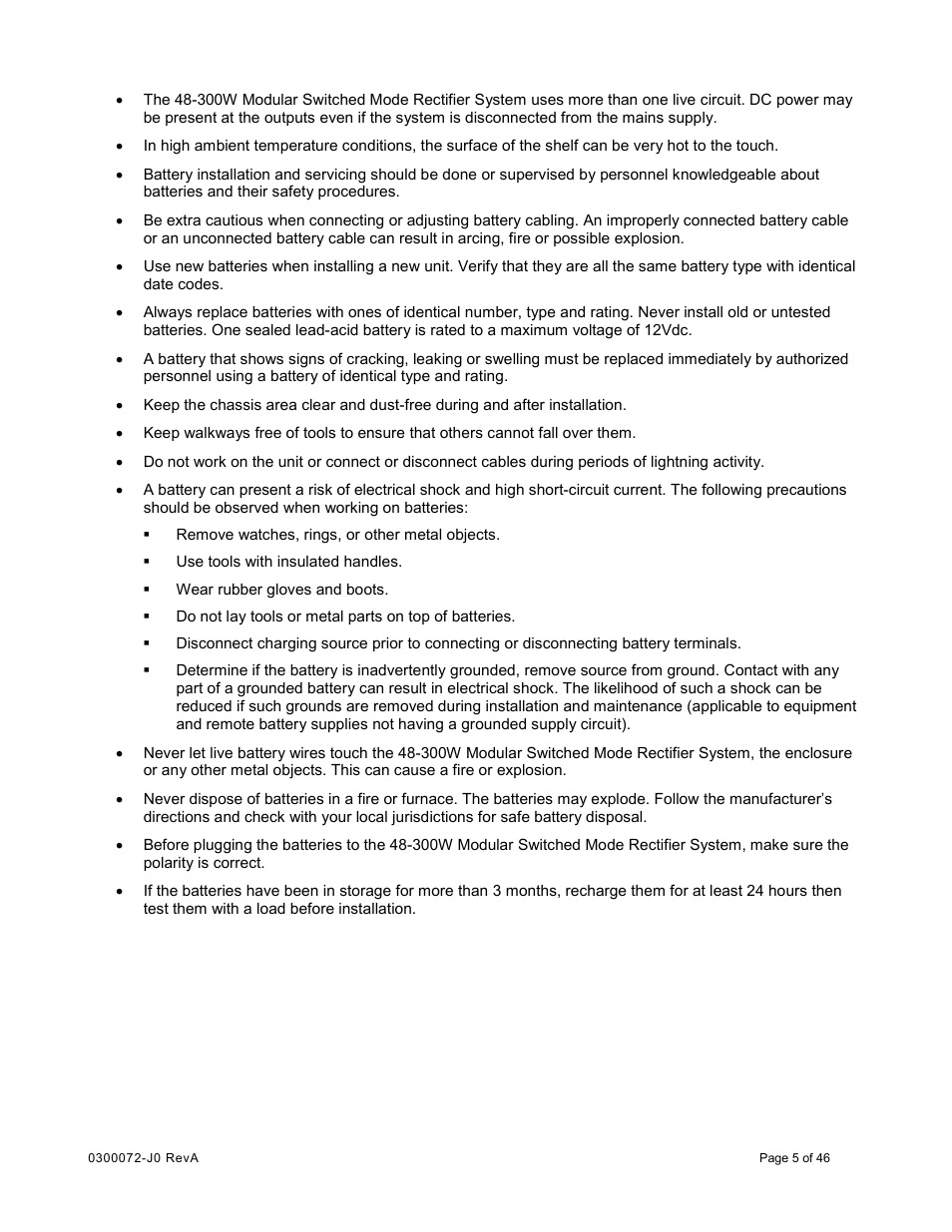 Alpha Technologies Cordex CXCRF 48-300W User Manual | Page 9 / 52