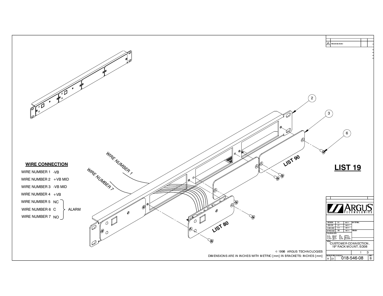 Customer connections | Alpha Technologies SD08 User Manual | Page 24 / 28