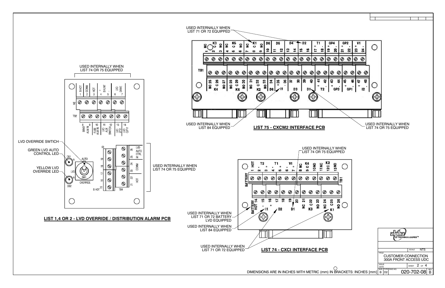 Sheet2 | Alpha Technologies DCP03 300A User Manual | Page 35 / 40