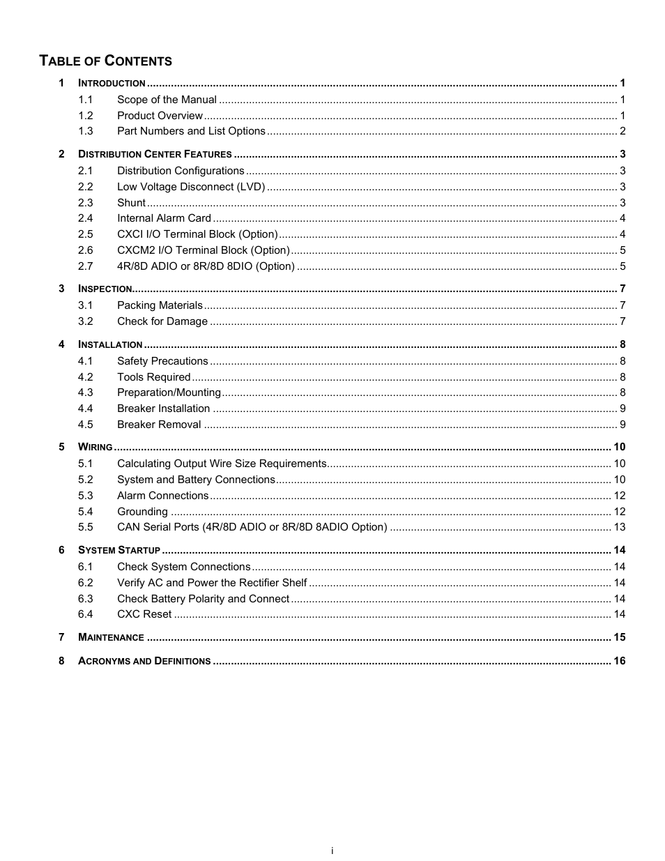 Alpha Technologies DCP03 300A User Manual | Page 5 / 40